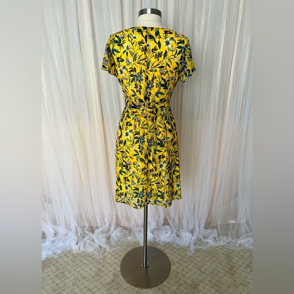 Sam Edelman Floral Wrap Front Dress Size 10 - Picture 3 of 6